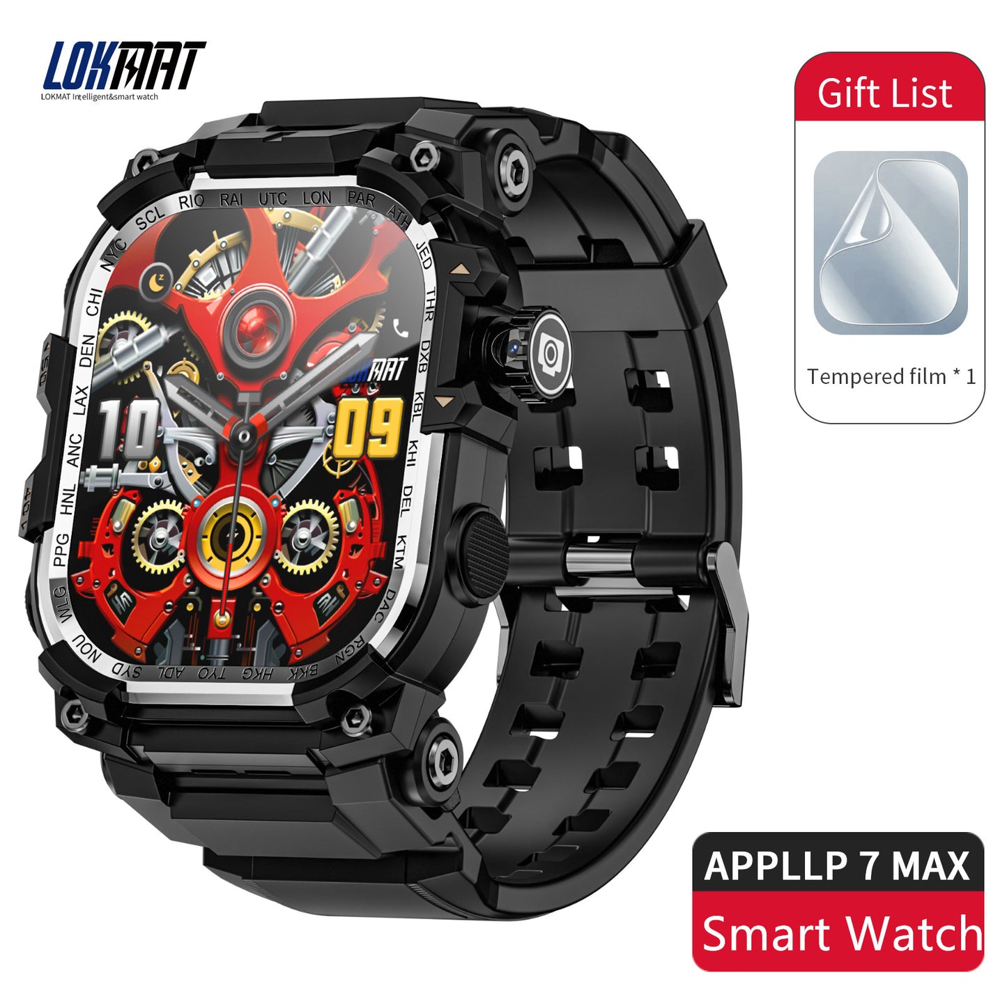 LOKMAT New APPLLP 7 MAX Android Smart Watch Phone