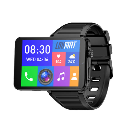 LOKMAT APPLLP 9 MAX Android 15 System 4G Wifi Watch Phone Dual Camera Type-C Charging Port Innovation Bluetooth Calls Function