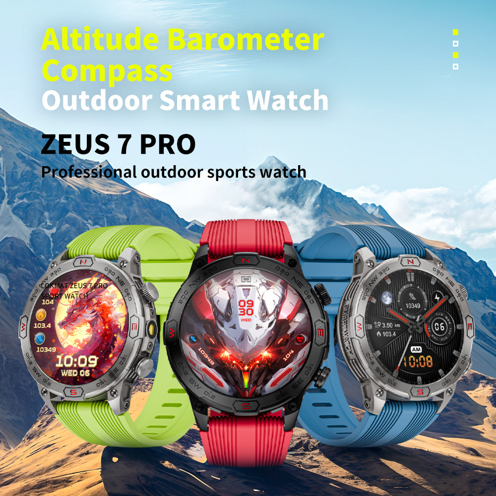 LOKMAT ZEUS 7 PRO Smart Watch Round AMOLED Screen