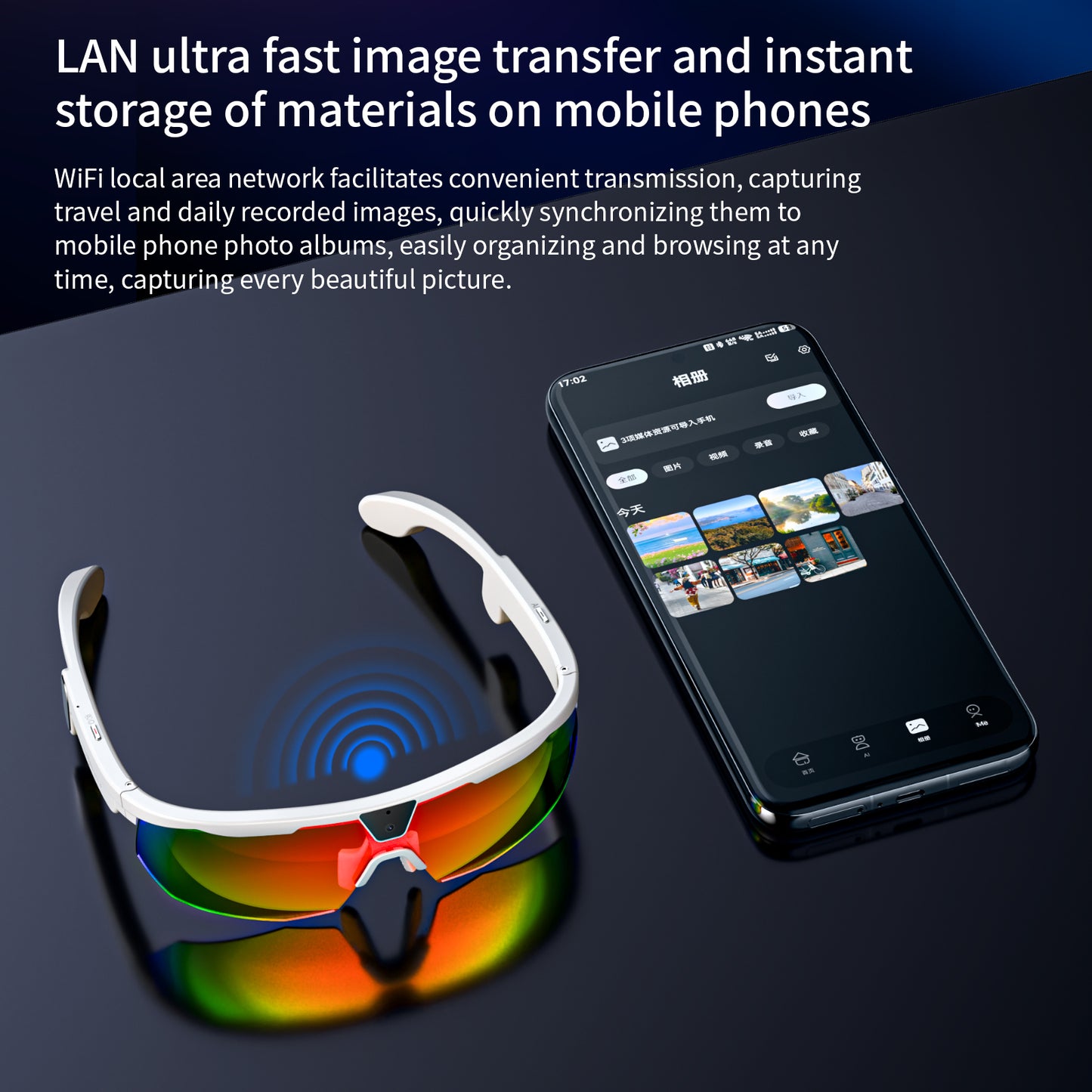 LOKMAT W640 Sport Smart Glasses with Camera