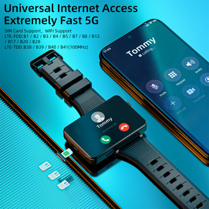 LOKMAT APPLLP 9 MAX Android 15 System 4G Wifi Watch Phone Dual Camera Type-C Charging Port Innovation Bluetooth Calls Function