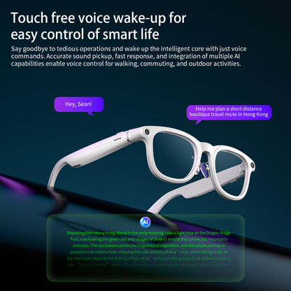 LOKMAT X01 AI Smart Glasses HD Camera with Power Bank
