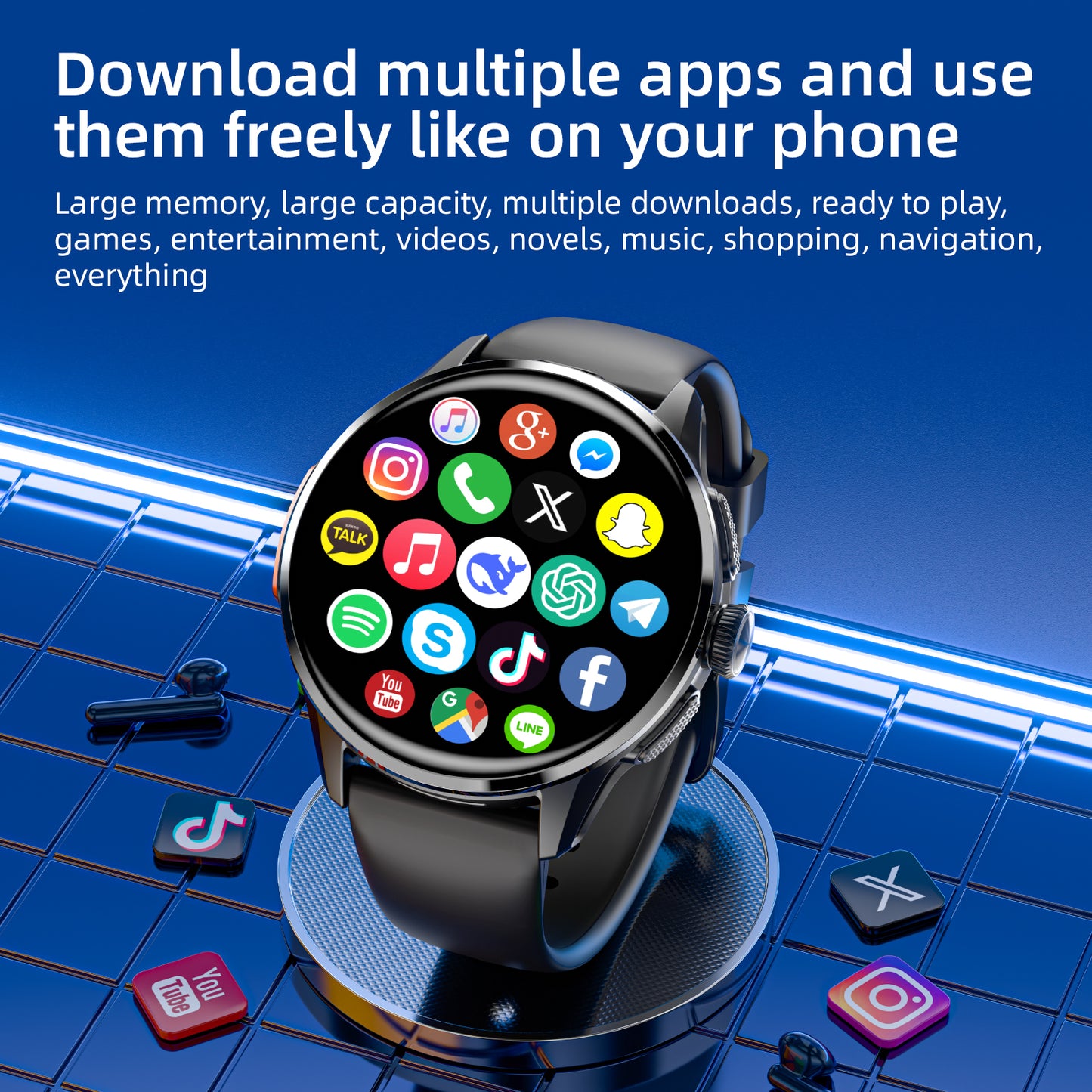 LOKMAT APPLLP 3 Android Smart Watch Phone