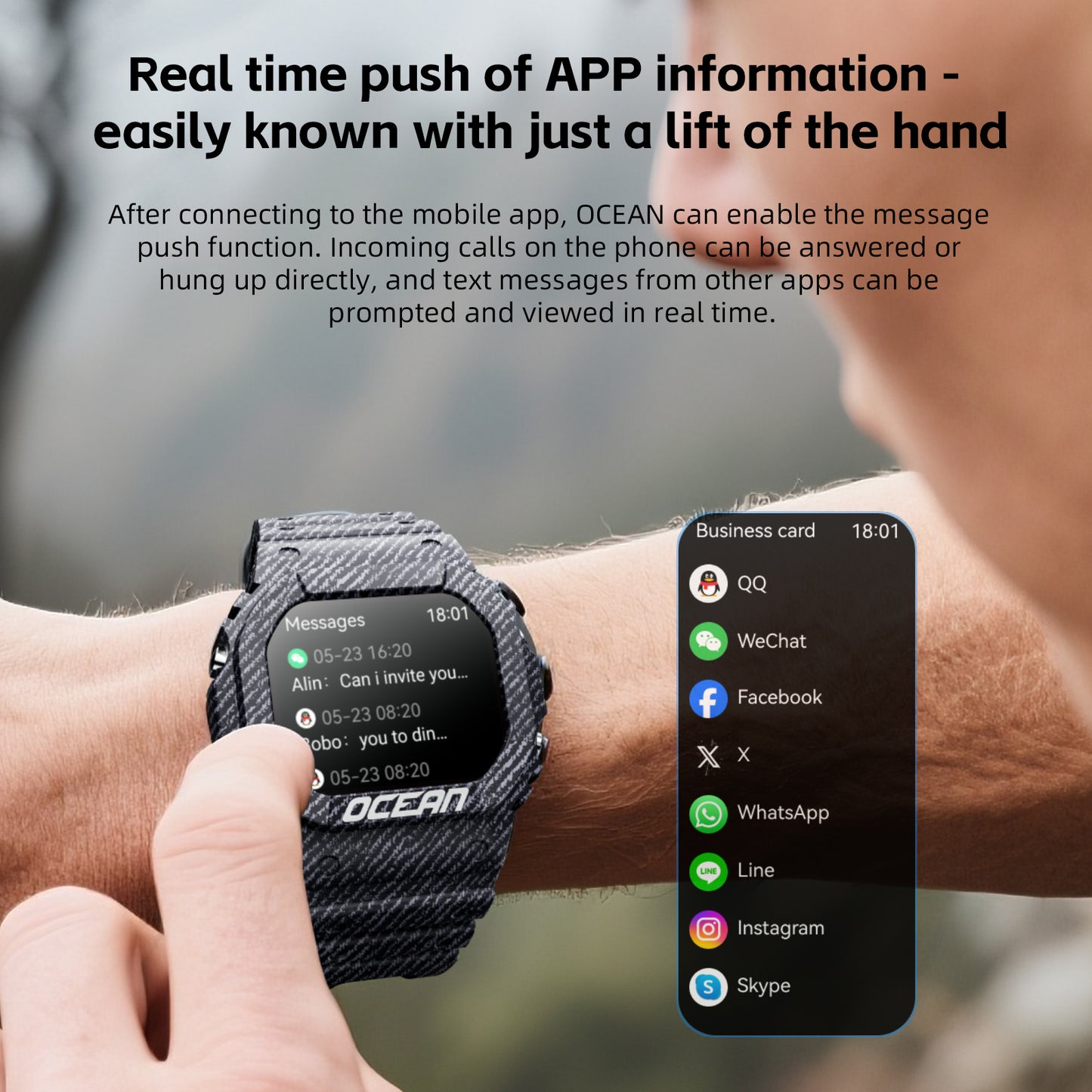 LOKMAT New Ocean Sport Smart Watch