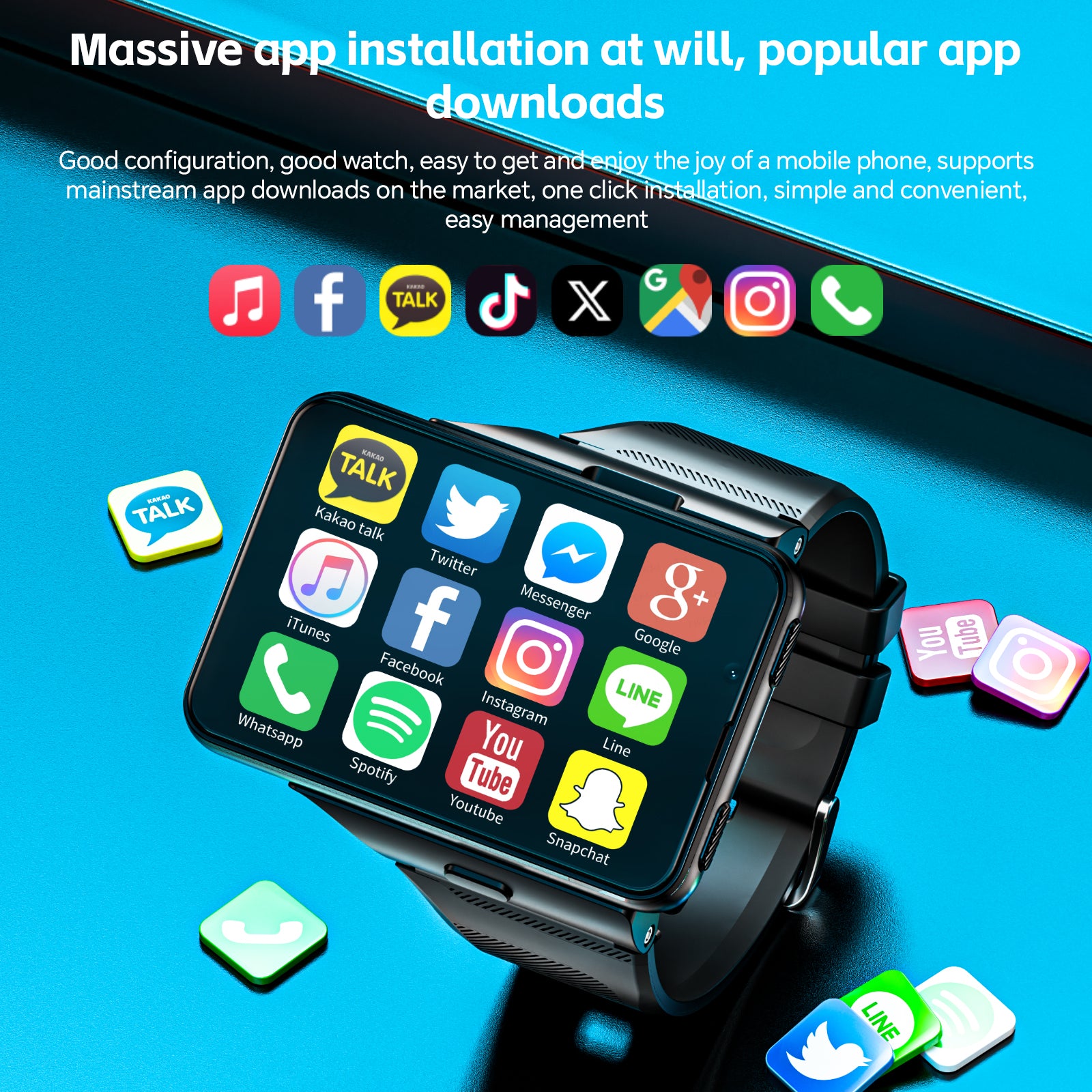 LOKMAT New APPLLP MAX Android Watch Phone Dual Camera – LOKMAT