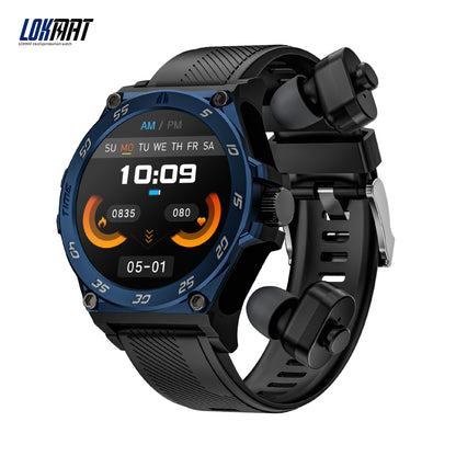 LOKMAT TIME GT 2 in 1 Smart Watch with TWS Earbuds