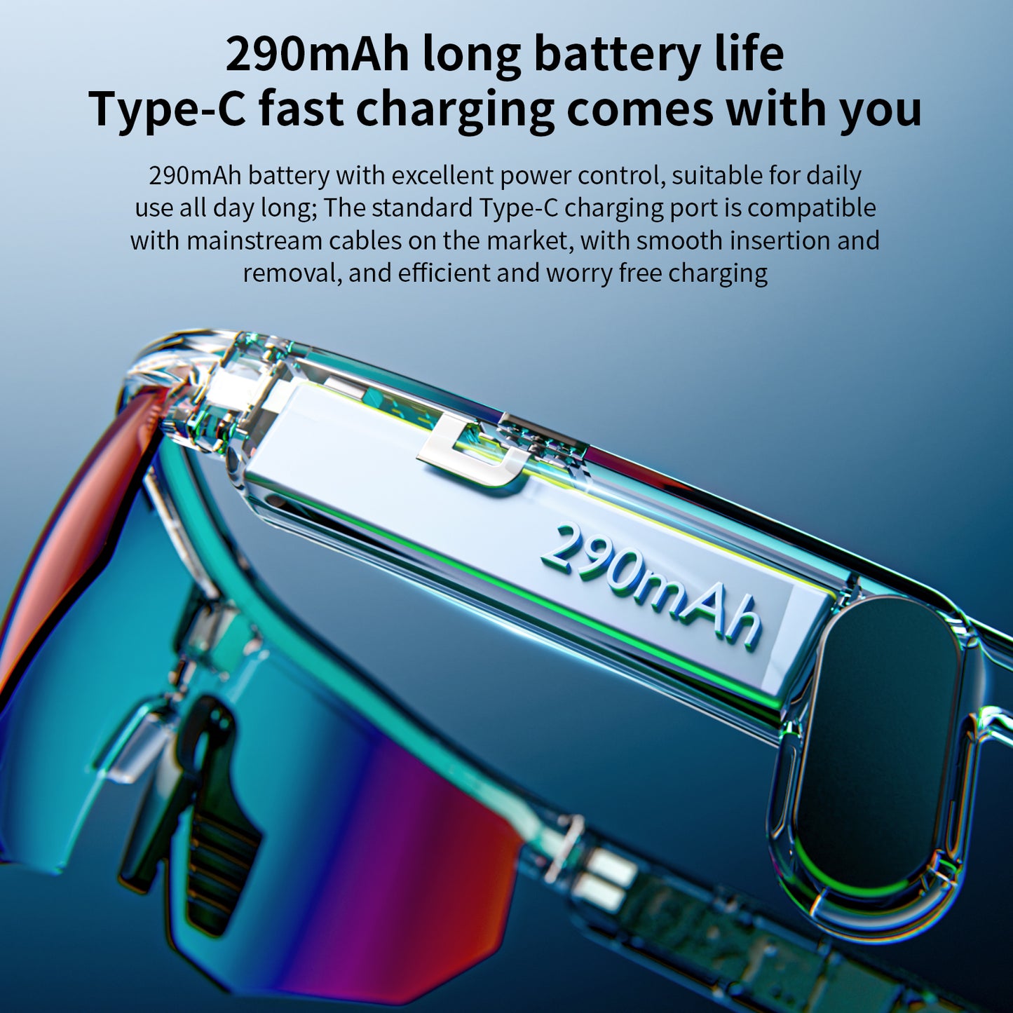 LOKMAT W640 Sport Smart Glasses with Camera