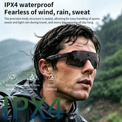 LOKMAT M14 Sport Outdoor Smart Glasses with Ai Function Camera Riding Glass