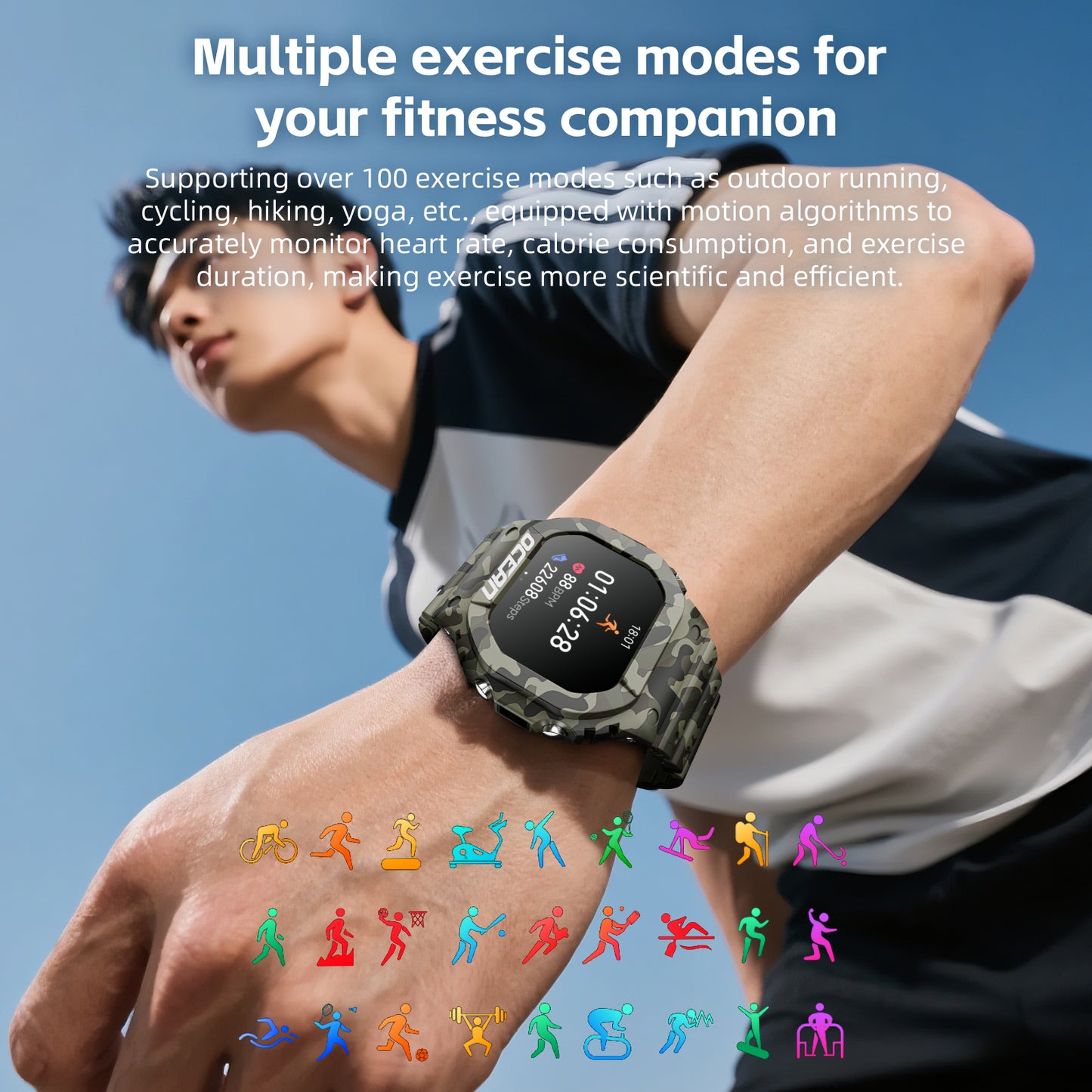 LOKMAT New Ocean Sport Smart Watch