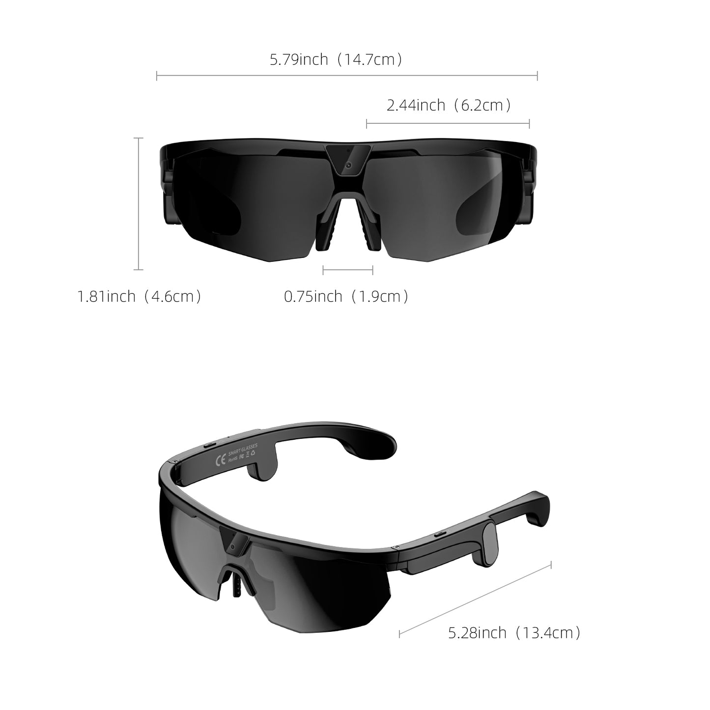 LOKMAT W640 Sport Smart Glasses with Camera