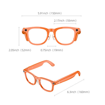LOKMAT X01 AI Smart Glasses HD Camera with Power Bank