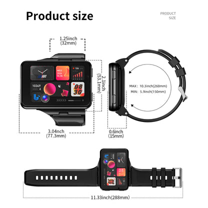 LOKMAT New APPLLP MAX Android Watch Phone Dual Camera