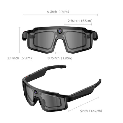 LOKMAT M14 Sport Outdoor Smart Glasses with Ai Function Camera Riding Glass