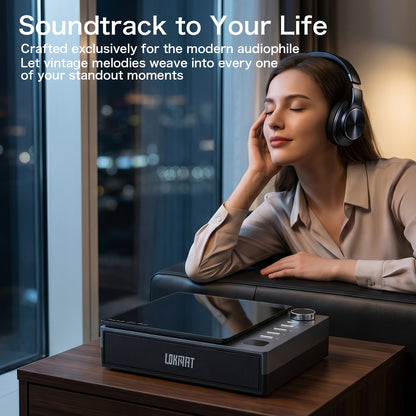 LOKMAT HIFI Portable CD Player All in One Music Player