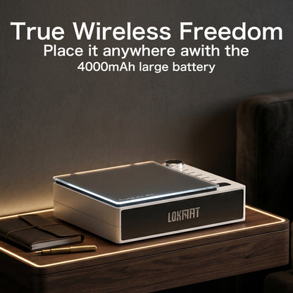 LOKMAT HIFI Portable CD Player All in One Music Player