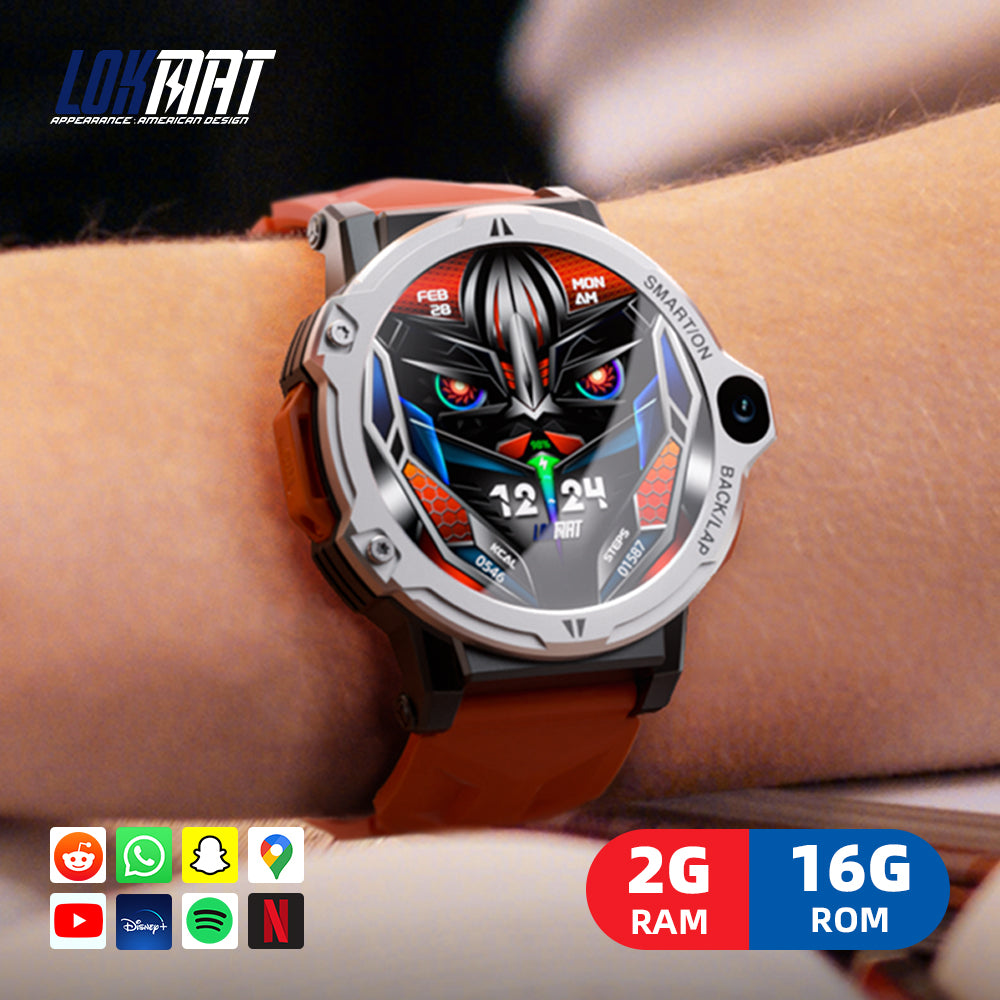 LOKMAT APPLLP 6 PRO Android Smart Watch Round Screen