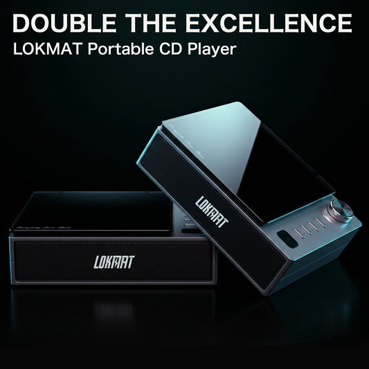 LOKMAT HIFI Portable CD Player All in One Music Player
