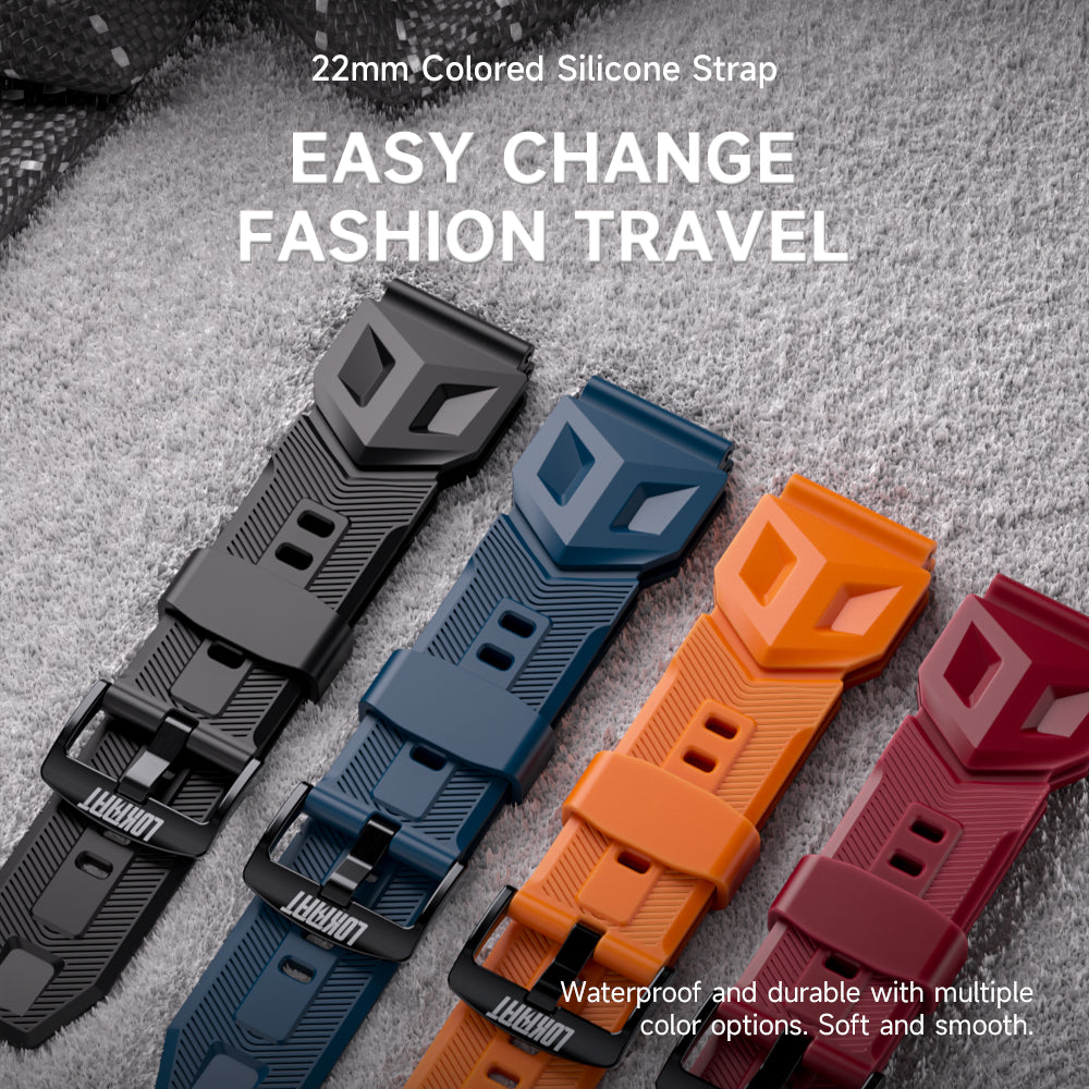 LOKMAT Universal Colored Silicone Strap Transformered - 22mm