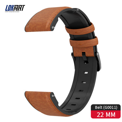 LOKMAT Universal Leather Strap Bracelet - 22mm