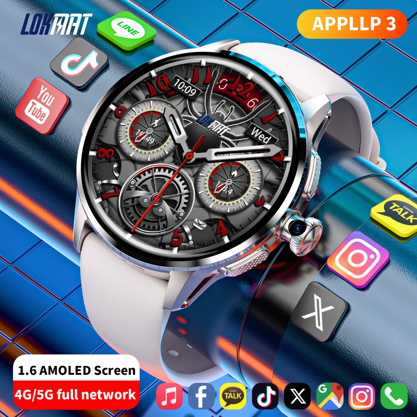 LOKMAT APPLLP 3 Android Smart Watch Phone