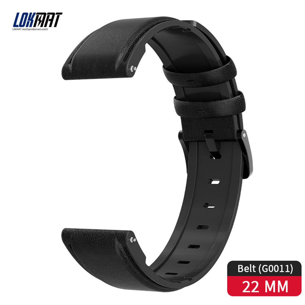 LOKMAT Universal Leather Strap Bracelet - 22mm