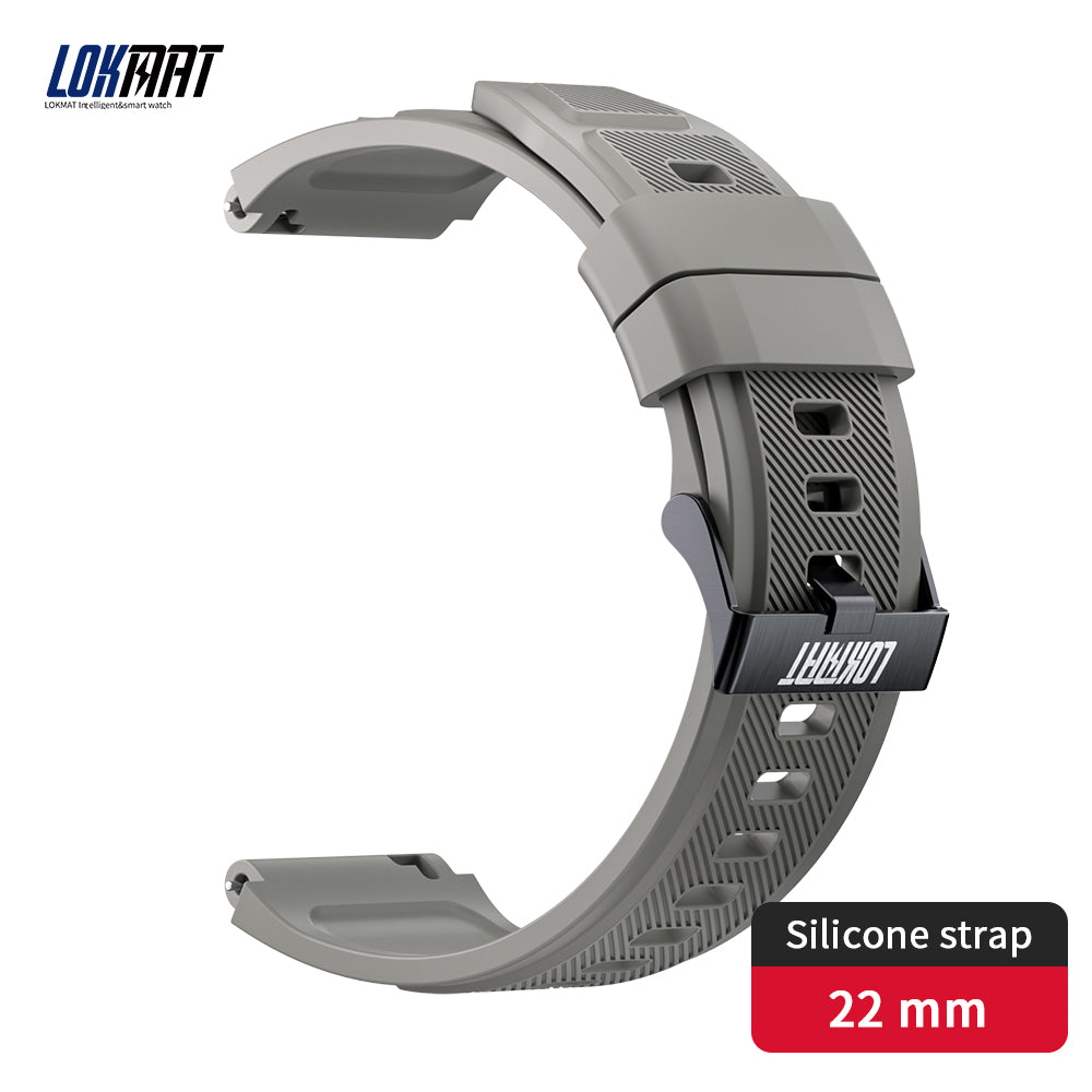 LOKMAT Universal Premium Silicone Strap - 22mm