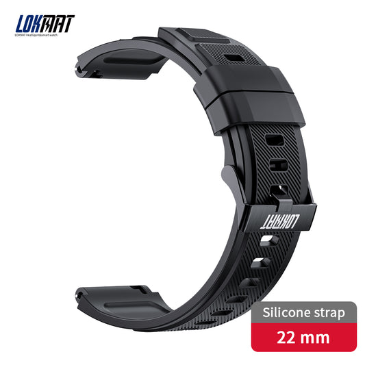 LOKMAT Universal Premium Silicone Strap - 22mm