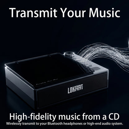 LOKMAT HIFI Portable CD Player All in One Music Player