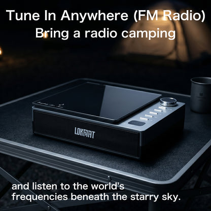 LOKMAT HIFI Portable CD Player All in One Music Player