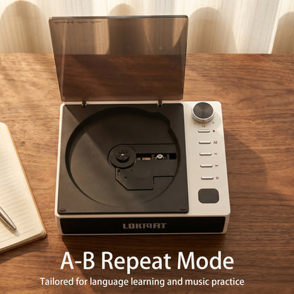 LOKMAT HIFI Portable CD Player All in One Music Player