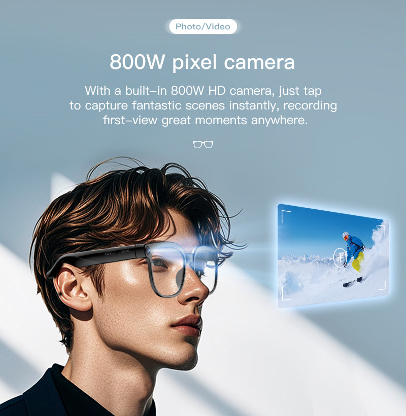 LOKMAT AI Smart Glass 800W HD Camera AI Translation