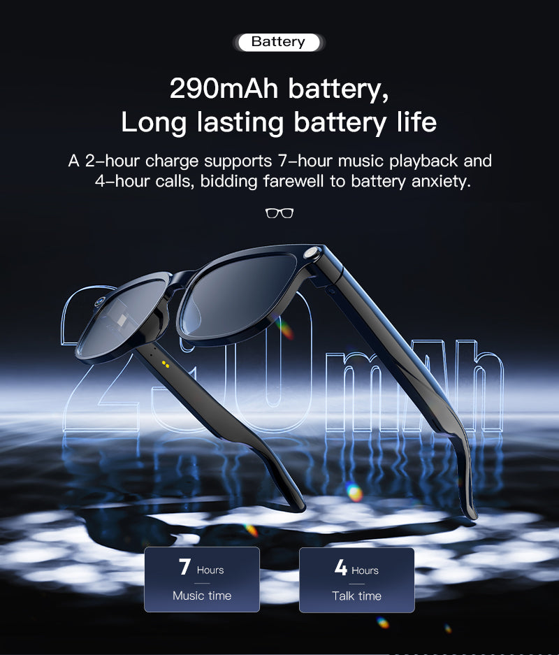 LOKMAT AI Smart Glass 800W HD Camera AI Translation